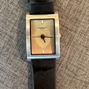 Kenneth Cole Black and Silver Watch